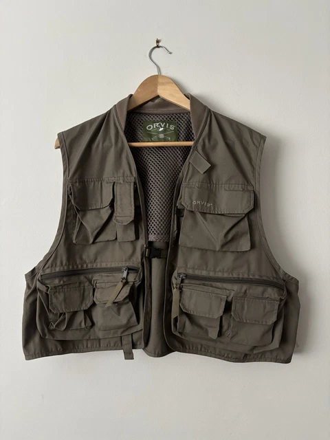 Gilet de peche truite innovation - kaki Suisse