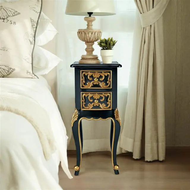 Design Toscano Princess Josephine's French Baroque Petite Bedside Table: Each