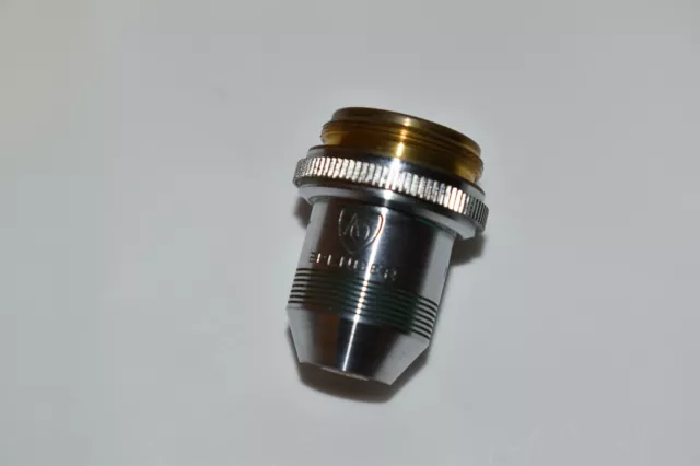 <Jm> American Optical Spencer 10X N.a 25 Microscope Objective (Dq17)