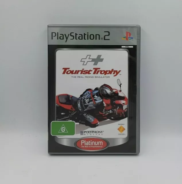 Jeu PS2 Tourist Trophy - Version PAL - Complet (boîtier + Notice) - État Correct - Jeu De Simulation Moto