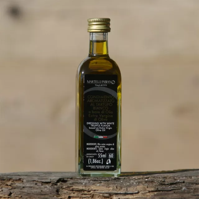 Olio Al Tartufo Bianco Ml.55 - Condimento Aromatizzato - Oil With White Truffle