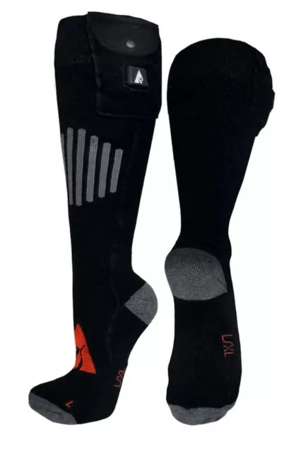 ActionHeat Wool 5V Heated Socks (Socks Only) Black