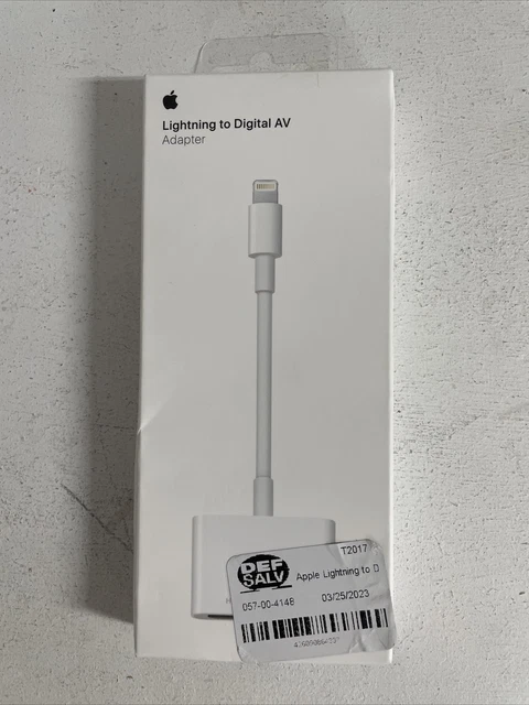 Apple Lightning Cable To HDMI Connector New In Box Apple Lightning Cable To HDMI Connector New In Box