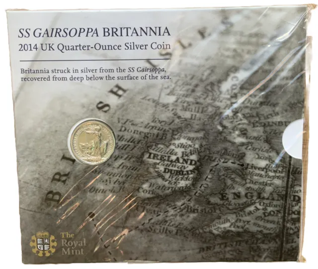 SS Gairsoppa Britannia Silver Quarter Ounce Coin 2
