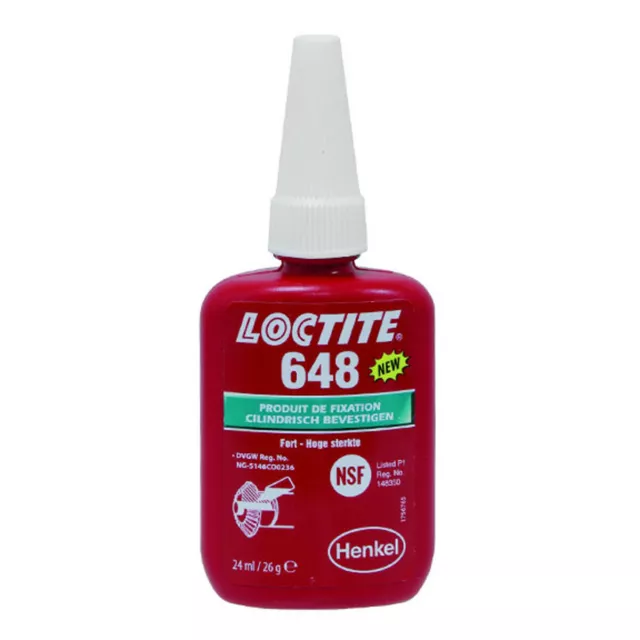 Loctite 648 Henkel - 24ml / 26g