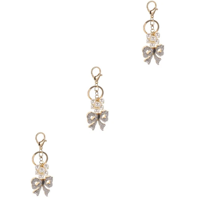 3x keychain wallet décor de sac à pendentif porte-clés pour clé décor