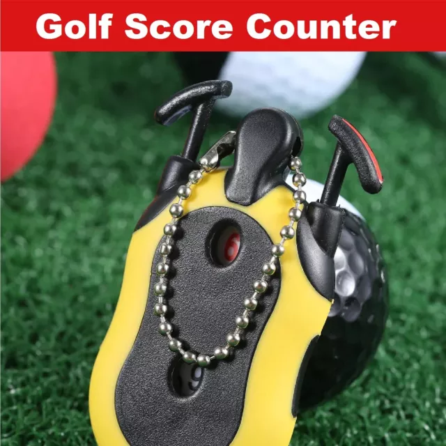 Golf Count Shot Stroke Putt Golf Score Counter Two Digit Scoring Keeper Portable