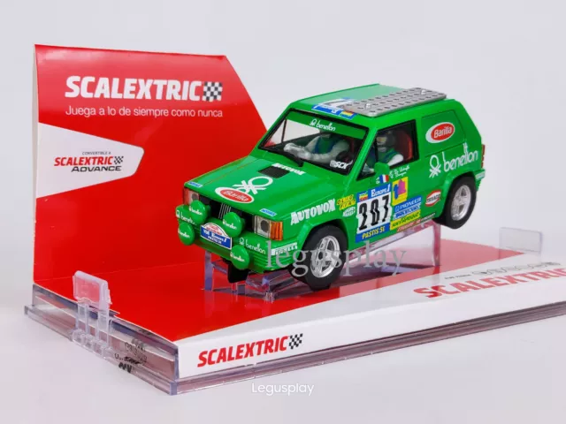 Slot car scx scalextric U10498S300 Fiat Panda - Paria Dakar '84 Fabriffe-Devoyon