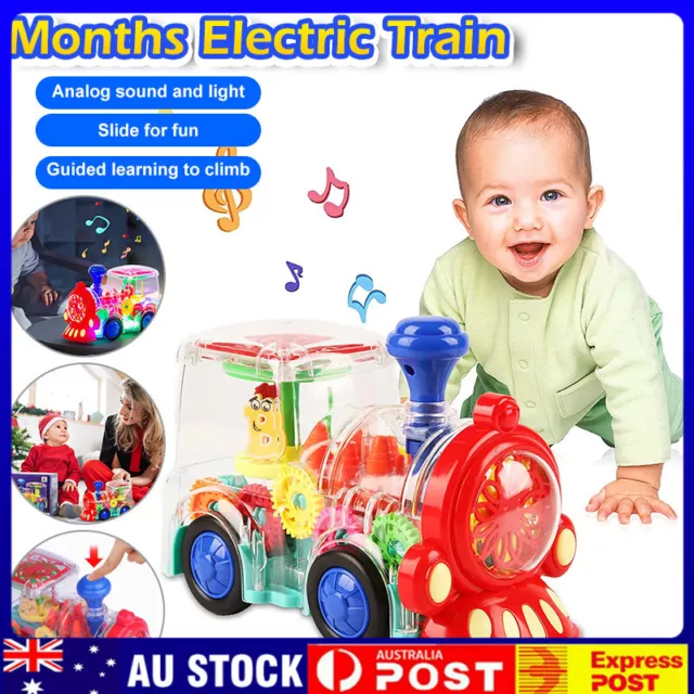 Toy for 1 2 3 Year Old Boy/Girl, Baby Toy 6 to 12 Months Electric Train  Toys