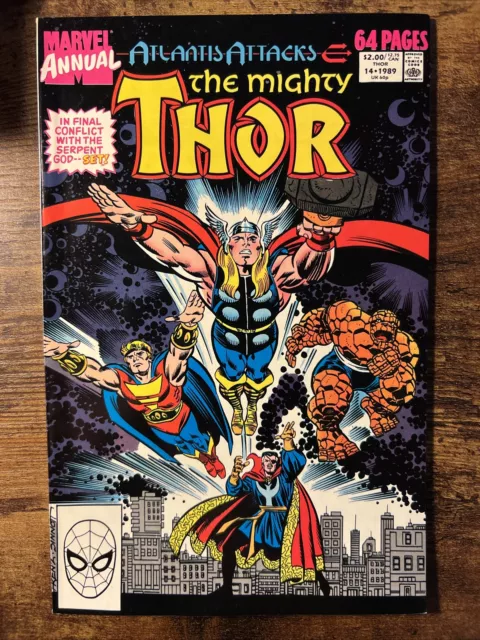 Marvel Comics The Mighty Thor Annual #14 Dr. Strange Atlantis Attacks 1989
