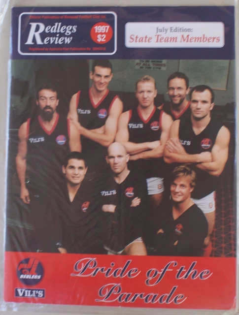 Short SANFL Norwood Redlegs Away Retro – Taille 28 – Neuf Deadstock – Vintage