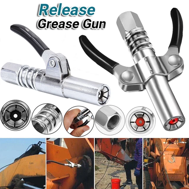 RELEASE GREASE GUN HeavyDuty Grease Coupler Coupler NPTI/8 10000PSI