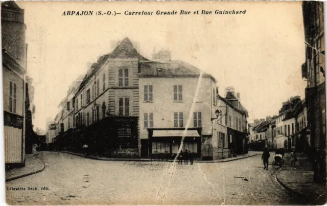 CPA Arpajon Carrefour Grande Rue et Rue Guinchard (1349991)