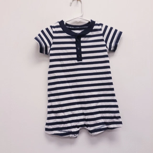 Carter's Baby Boy short sleeve One Piece Bodysuit Size 12 months Striped