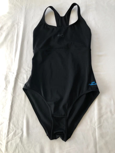 MAILLOT DE BAIN Fille Nabaiji Decathlon 12 14ans Noir 150 162cm EUR 13 75 PicClick FR