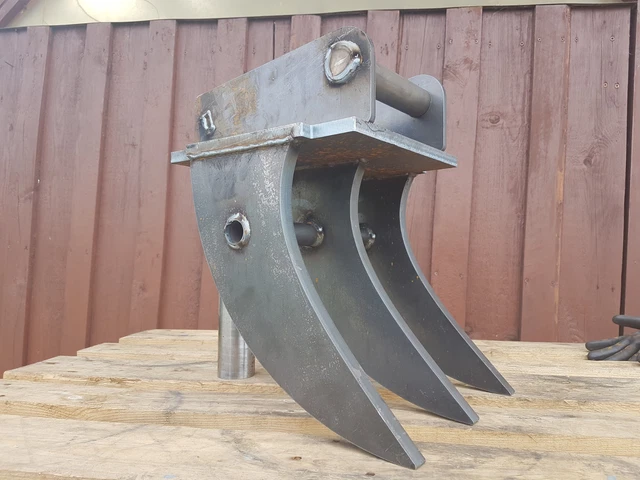 Roderechen MS01 Von STAHL Industrie – Wurzelrechen Für Minibagger, 60 Cm Breit, Made In Germany