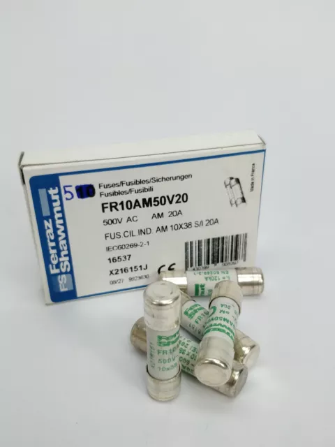FERRAZ SHAWMUT FR10AM50V20 5 Scp Fusibles