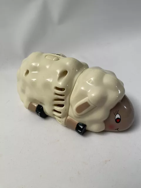 LAMB SHEEP EWE White Tabletop Battery Power Crumb Sweeper Vacuum Sucker