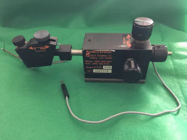 Signatone S-725-PLM Micropositioner Probe Manipulator Left Hand, Pivot, Magnet