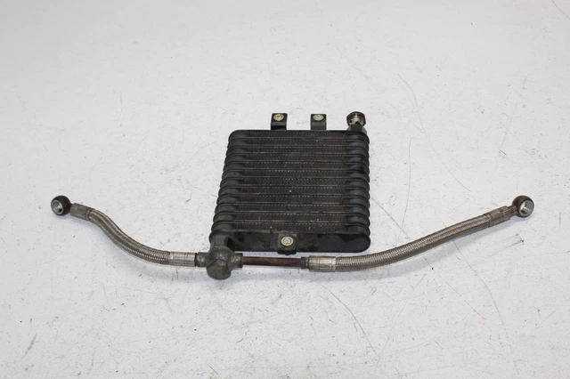 04-08 Triumph Thruxton 900 Engine Motor Oil Cooler W/ Hoses