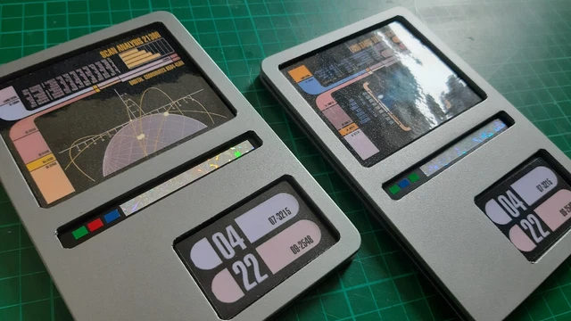 Star Trek PADD Set Replica Prop LCARS