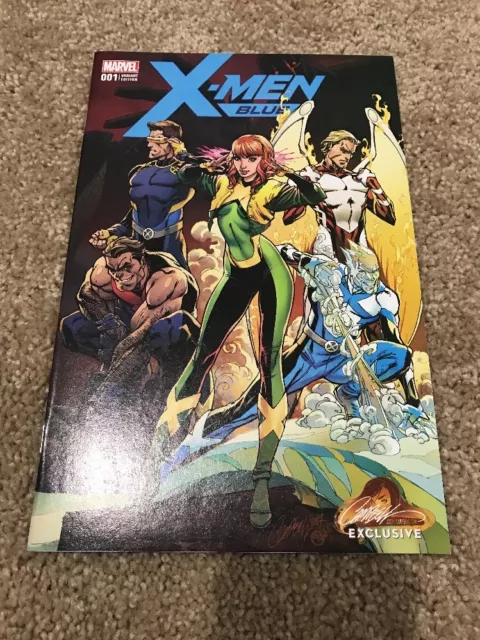 X-Men Blue 1 J Scott Campbell Variant Cover A Unsigned NM $3 SHIPPING