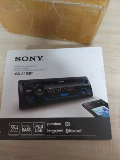 Sony Bluetooth FM/AM Car Stereo Audio System Single DIN Dash Media