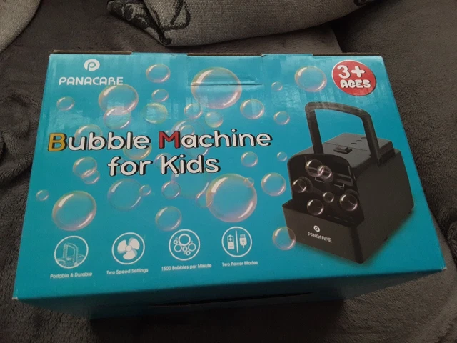 BNIB Portable Full Automatic Bubble Machine,PANACARE Professional Bubble Maker