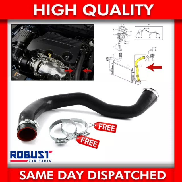 Intercooler Turbo Hose Pipe For Vauxhall Insignia 2.0 Cdti 1302288 (2014-2017)