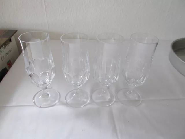 4x peill + cleaning glass beer glass series Diana h 18 cm