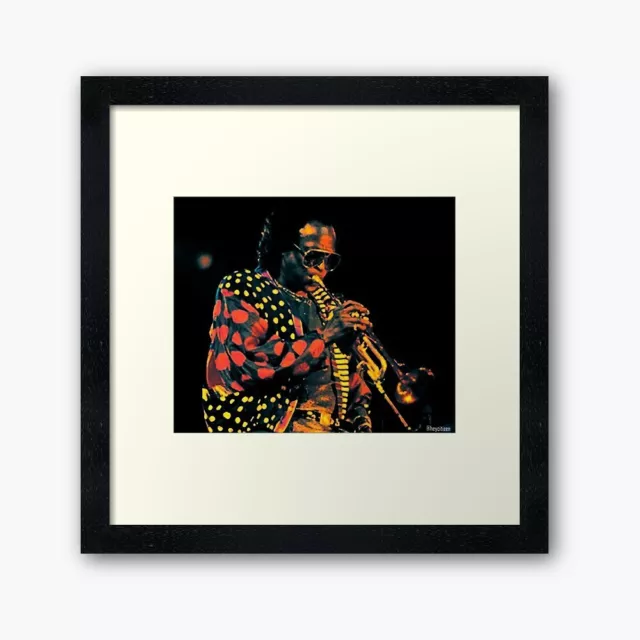 Miles Davis Framed Print by Hey Citizen. Limited Edition 1/10