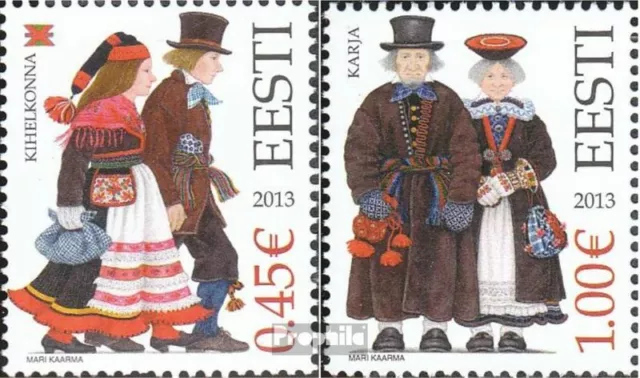 Estonia 759-760 (completa edizione) MNH 2013 Costumi