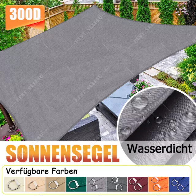 Sonnensegel Sonnenschutz Wetterschutz Wasserdicht PES UV Schutz Garten Terrasse