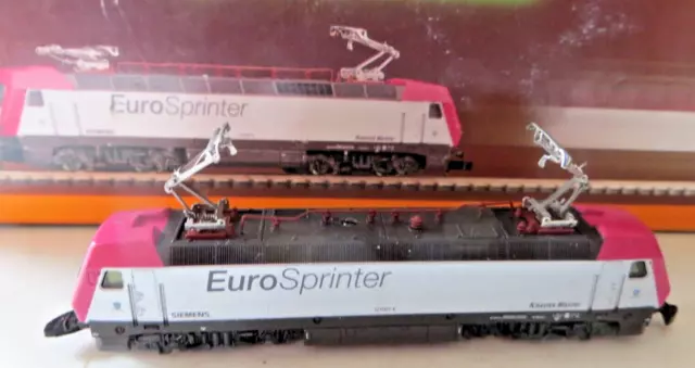 Märklin Z 8837 Locomotora Eléctrica BR 120 De DB "Eurosprinter" Impecable 3