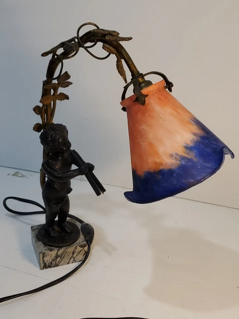 Magnifique  Lampes Bronze  D’après Clodion a identifier 