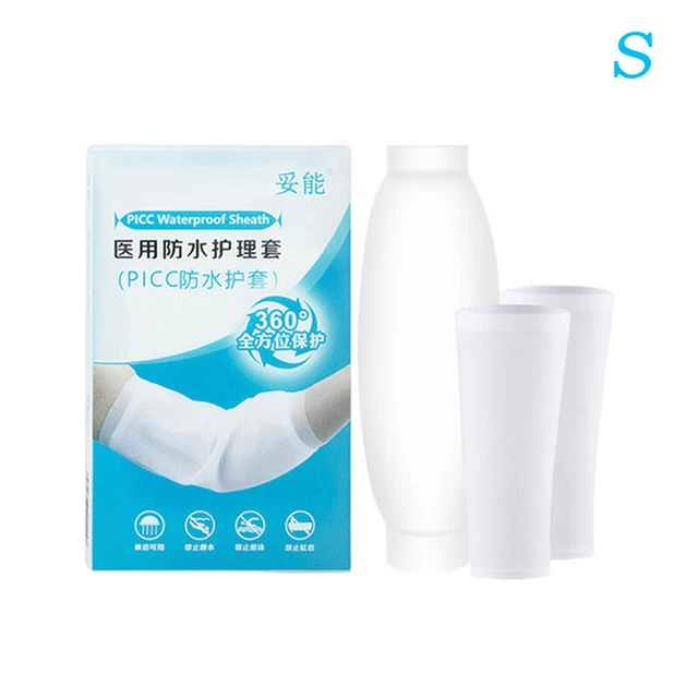 Mangas de ducha silicona médica impermeable PICC línea de tubo protector de ducha C St