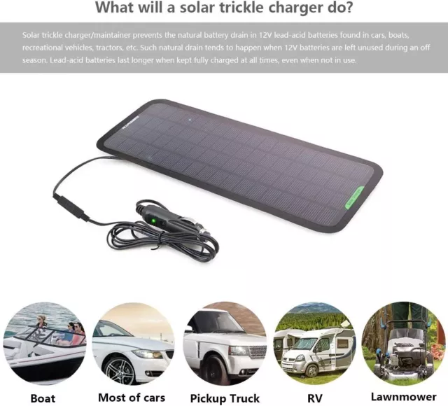 18V 5W Portable Solar Panel Car Boat Power Solar Panel Battery For Automotive