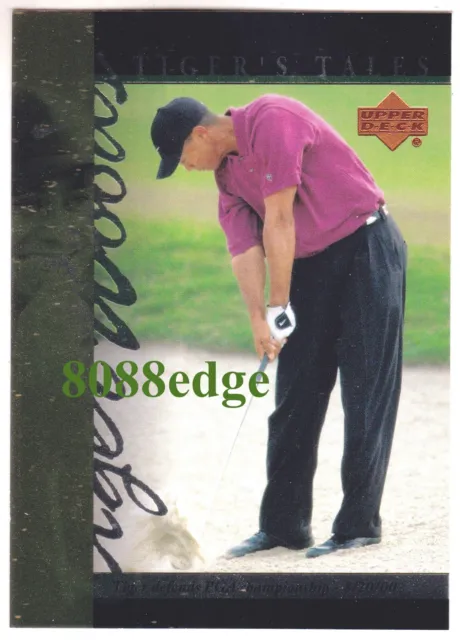 2001 Upper Deck Ud Golf Tiger's Tales: Tiger Woods #Tt27 Rookie Year Rc Insert