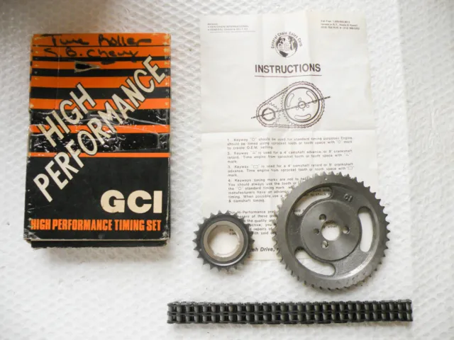 Small Block Chevy True Roller Timing Gear Set, NEW
