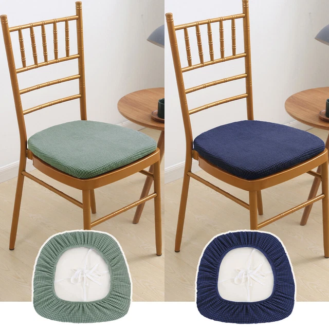 Stretch Dining Chair Seat Covers Removable Seat Cushion Slipcovers Protector