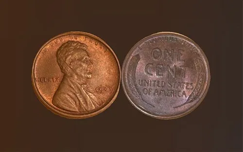 Lincoln Cent Wheat Penny 1909-VDB Coin