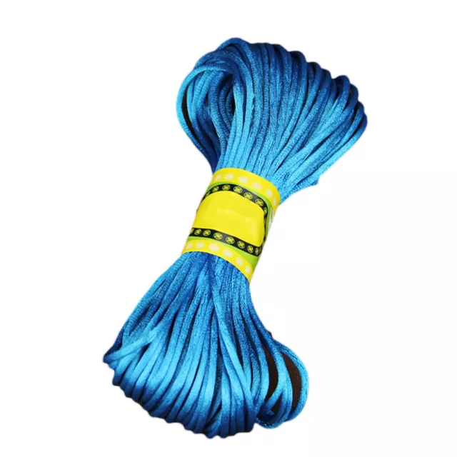 Chinese Knotting Cord Satin Long Lasting Sturdy Colorful Beading Cord Decor