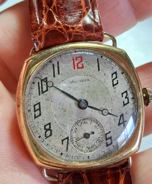 Cinturino Orologio Militare Americano – Cotone Verde Oliva, 12,5mm, Anni '40 NOS