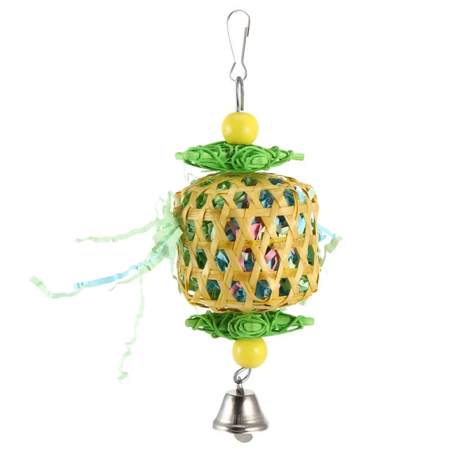 1pc Birds Chewing Toy Vögel Käfig Hängen Spielzeug Vogel Kauen String