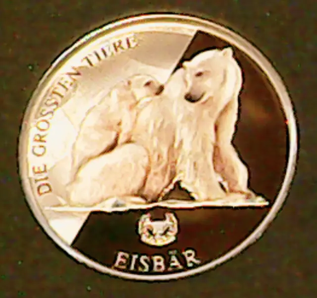 Austrian Silver Coin Polar Bear- The Biggest Creatures 2017