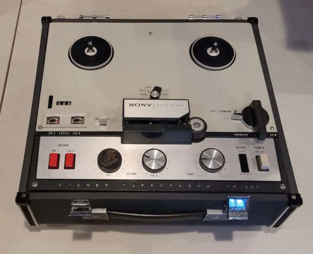 Vintage Sony Type R-7MB Metal Reel to Reel music tape Used