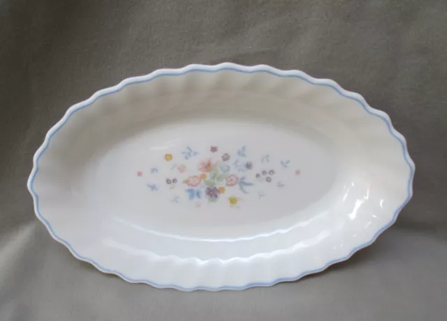 Arcopal  'Victoria"oval plate or butter dish