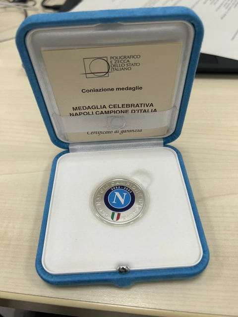 MEDAGLIA CELEBRATIVA NAPOLI Campione D'Italia 2022/2023 - 3º Scudetto EUR 110,00 - IT