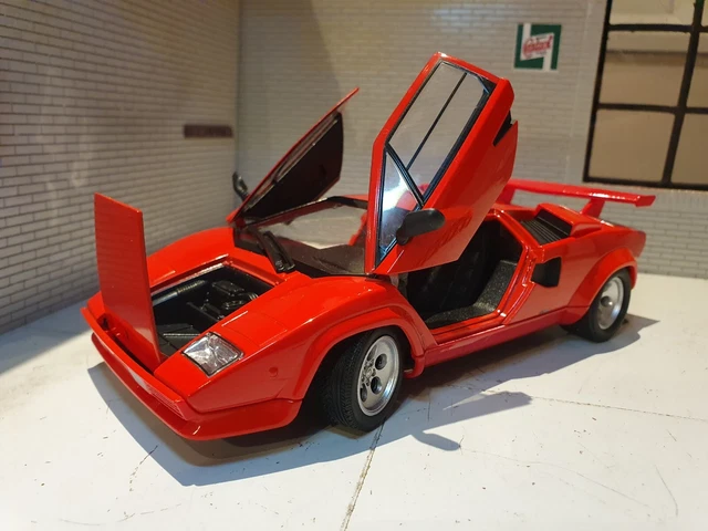 Ancienne Miniature Yonezawa Lamborghini Countach Rouge - Échelle 1/40 - Japon