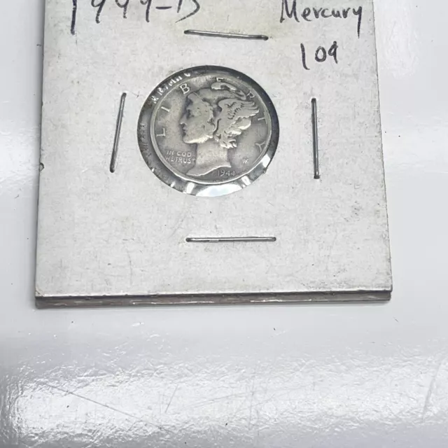 ESTATE FIND 1944 D Mercury Dime 90% Silver